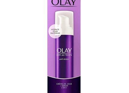 Crème de jour et sérum antirides 2 en 1 Olay Age Defying | 50 ml