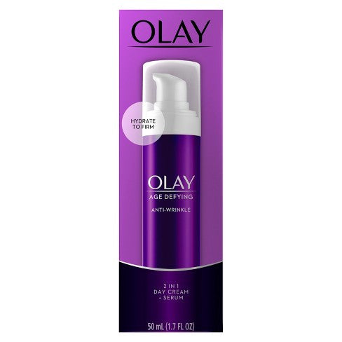 Olay Age Defying Anti-Wrinkle 2 in 1 Day Cream + Serum | 50 ml