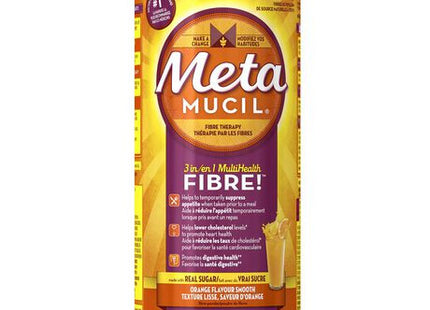 Metamucil 3 in 1 Multi Health Orange Flavour Smooth Fibre Powder | 575 g