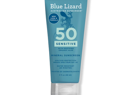 Blue Lizard - Sensitive 50 SPF Mineral Sunscreen | 89 mL