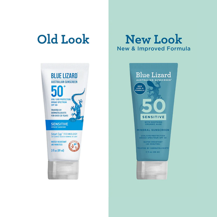Blue Lizard - Sunscreen SPF 50 Sensitive Lotion | 89 g