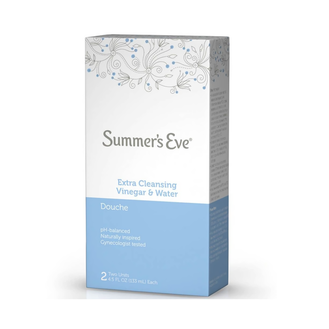 Summer's Eve Extra Cleansing Vinegar & Water Douche | 2 x 133 ml