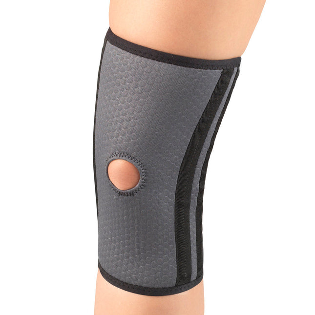 CHAMPION - Knee Brace Charcoal/Open Patella