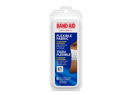 Band-Aid - Flexible Fabric Bandages | 8 Bandages