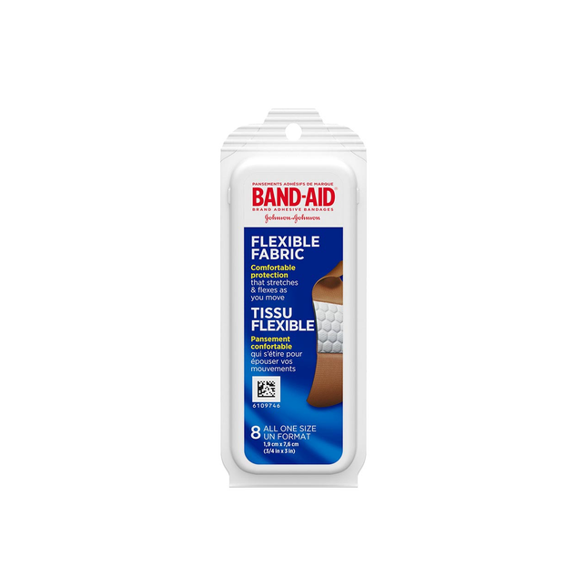 Band-Aid - Flexible Fabric Bandages | 8 Bandages