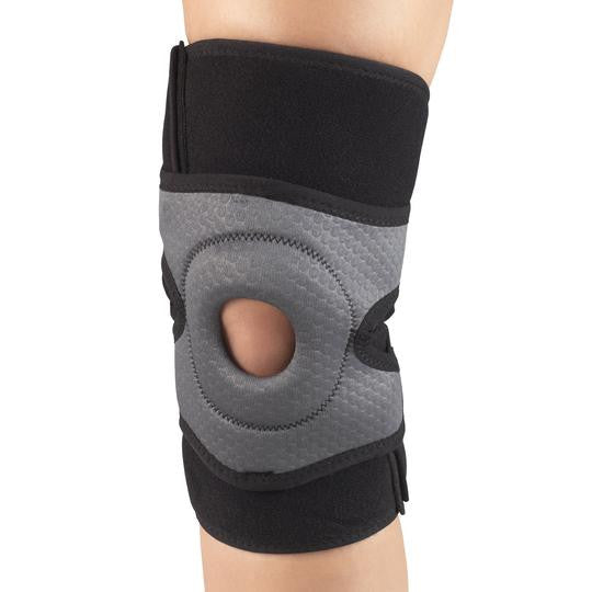 Champion Multilayer Knee Wrap with Stabilizer Pad | Large 40.6 - 53.3 cm