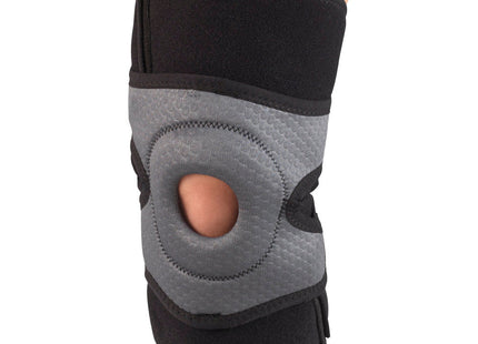 CHAMPION - Genouillère grise/garniture noire/coussinet stabilisateur