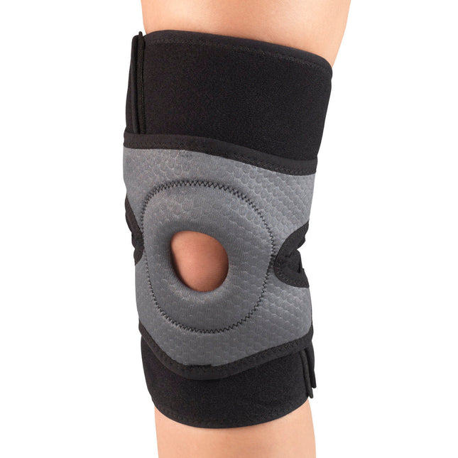 CHAMPION - Knee Wrap Grey/Black Trim/Stabilizer Pad