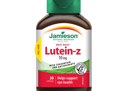 Jamieson - Lutéine-Z 10 mg avec zéaxanthine | 30 Gélules