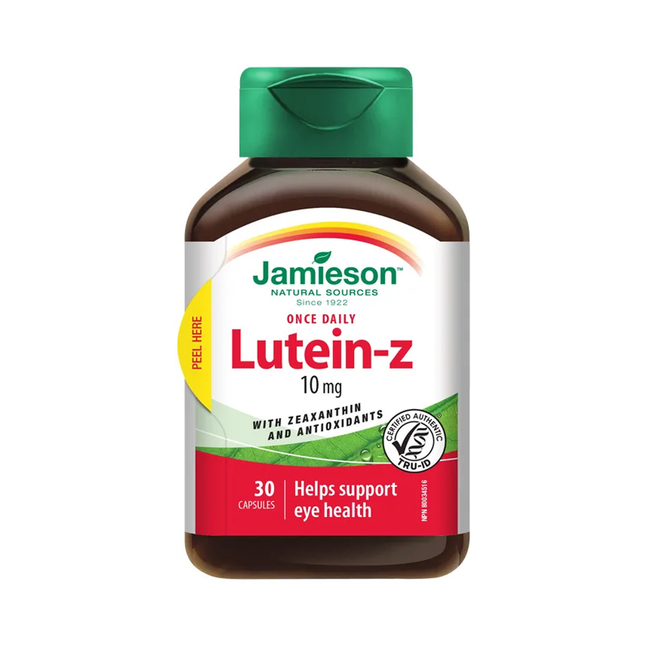 Jamieson - Lutéine-Z 10 mg avec zéaxanthine | 30 Gélules