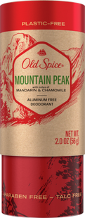 Old Spice - Aluminum Free Deodorant - Mountain Peak Scent with Mandarin & Chamomile | 73 g
