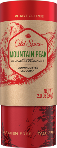 Old Spice - Aluminum Free Deodorant - Mountain Peak Scent with Mandarin & Chamomile | 73 g