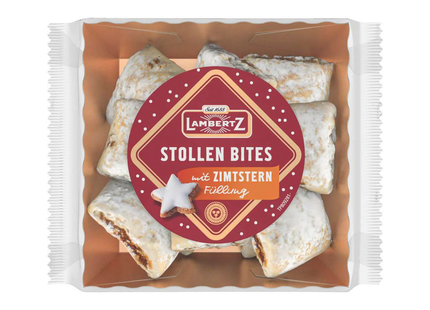 Lambertz - Stollen Bites Zimtstern Christmas Biscuits | 350 g