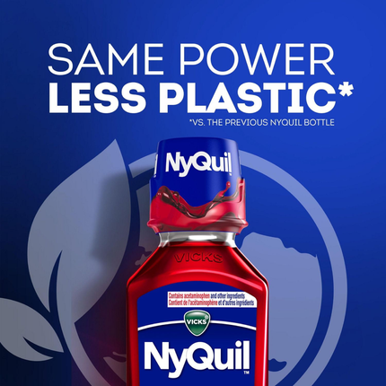 Vicks - NyQuil Syrup Twin Pack, Cherry | 2 x 354 mL