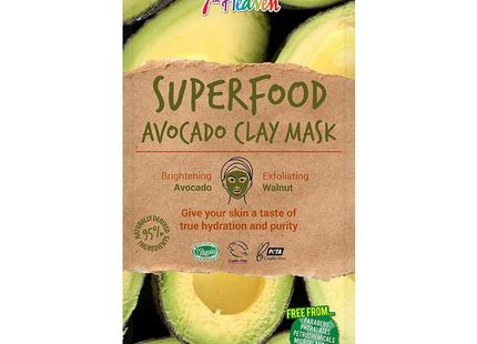 7th Heaven - Superfood Avocado Clay Mask | 10 g