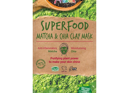 7th Heaven - Masque à l'argile superalimentaire Matcha et Chia | 10g