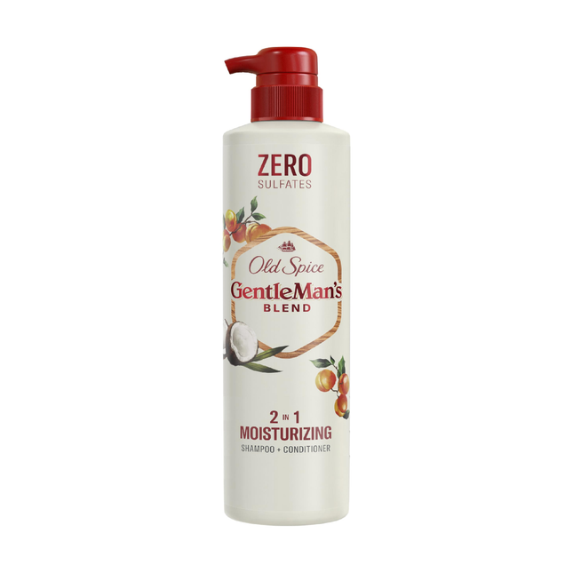 Old Spice - GentleMan's 2IN1 Moisturizing Shampoo & Conditioner, Apricot & Coconut | 440 mL