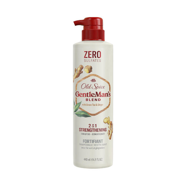 Old Spice - GentleMan's 2IN1 Shampoo with Green Tea & Ginger | 440 mL