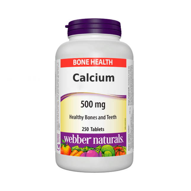 Webber Naturals - Calcium Carbonate 500mg | 250 Tablets