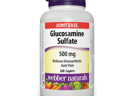 Webber Naturals - Glucosamine Sulfate 500 mg | 360 Caplets