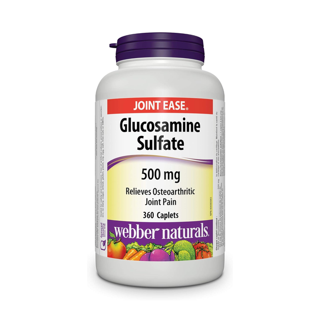 Webber Naturals - Sulfate de glucosamine 500 mg | 360 comprimés