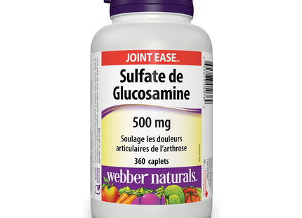 Webber Naturals - Glucosamine Sulfate 500 mg | 360 Caplets