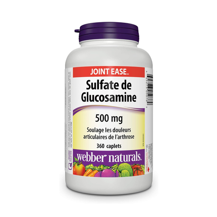 Webber Naturals - Glucosamine Sulfate 500 mg | 360 Caplets