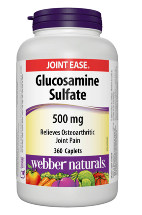 Webber Naturals Sulfate de glucosamine - 500 mg | 360 comprimés