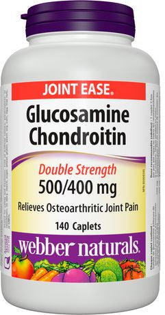 Webber Naturals Glucosamine Chondroïtine Double Force 500/400 mg | 140 comprimés