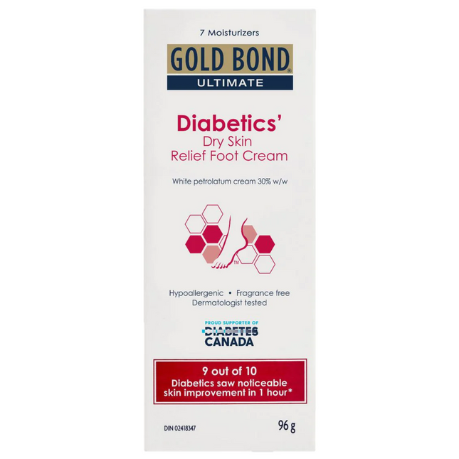 Gold Bond - Ultimate Diabetics Dry Skin Relief Foot Cream | 96 g