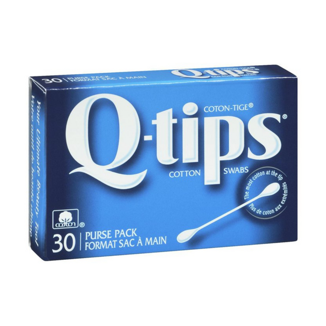 Q-tips - Cotton Swabs - Travel Size | 30 Swabs