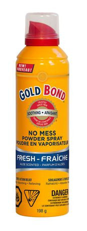 Gold Bond - Spray poudre sans gâchis frais | 198g
