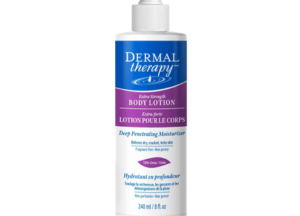 Dermal Therapy – Lotion pour le corps extra forte – Sans parfum | 240 ml