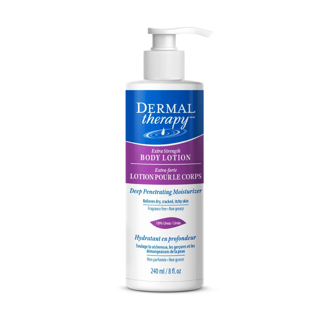 Dermal Therapy – Lotion pour le corps extra forte – Sans parfum | 240 ml