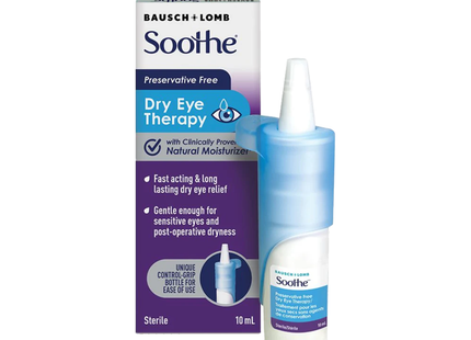 Bausch + Lomb - Soothe Dry Eye Therapy Preservative Free | 10 mL