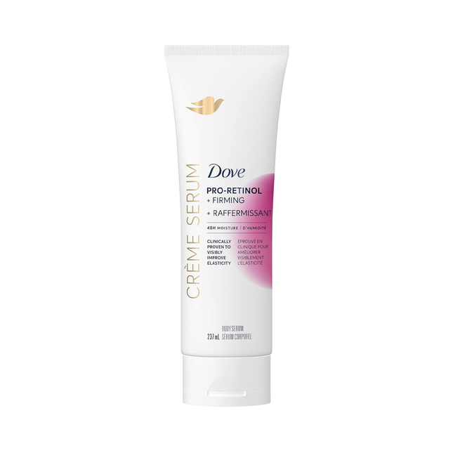 Dove - Sérum Crème Pro-Rétinol+Raffermissant Hydratation 48H, Sérum Corps | 237 mL