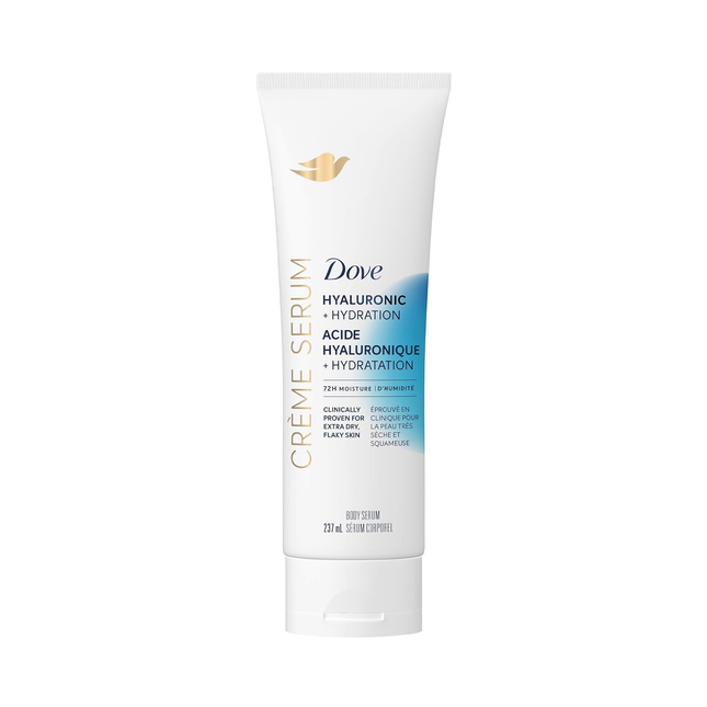 Dove - Crème Sérum Hyaluronique+Hydratation 72H Hydratation, Sérum Corps | 237 mL