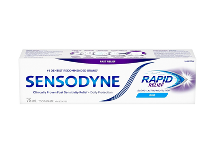 Sensodyne - Dentifrice Soulagement Rapide & Protection Longue Durée - Menthe | 75 mL