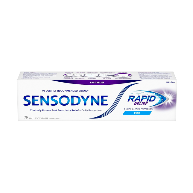 Sensodyne - Dentifrice à soulagement rapide - pour dents sensibles | 75 ml