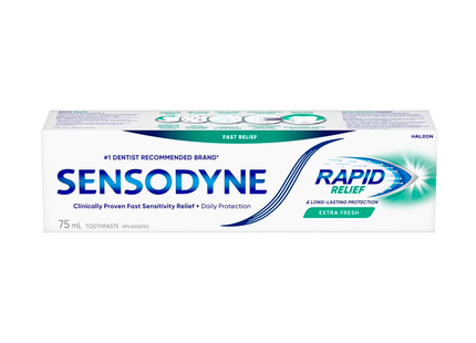 Sensodyne - Rapid Relief & Long-Lasting Protection Toothpaste - Extra Fresh | 75 mL