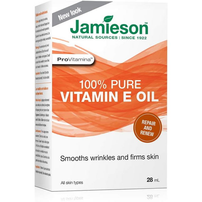 Jamieson - ProVitamina Moisturizing 100% Pure VItamin E Oil | 28ml