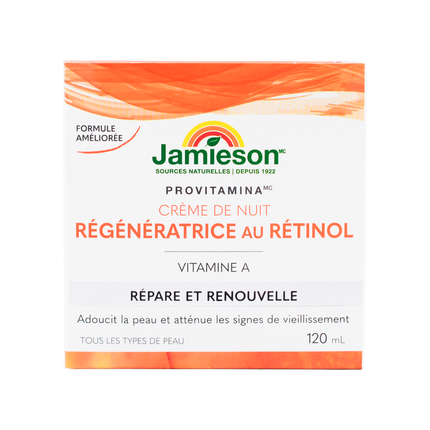 Jamieson - Crème de nuit régénérante au rétinol ProVitamina | 120 mL