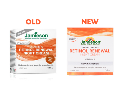 Jamieson - Crème de nuit régénérante au rétinol ProVitamina | 120 mL