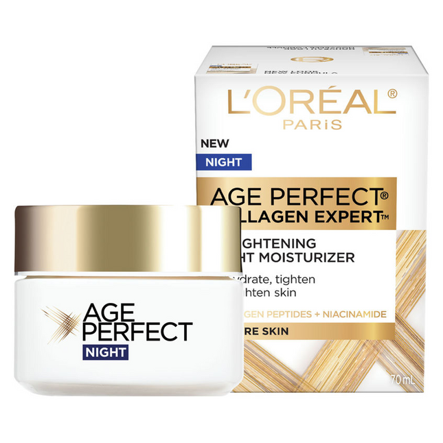 L'Oréal - Age Perfect Collagen Expert Hydratant de nuit raffermissant | 70 ml