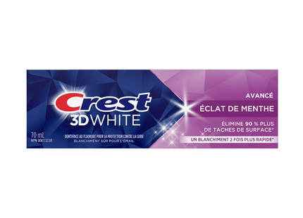 Crest - 3D White Radiant Mint Advanced Toothpaste | 70 mL