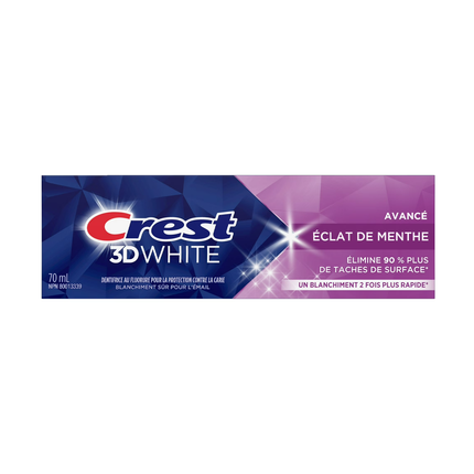 Crest - 3D White Radiant Mint Advanced Toothpaste | 70 mL