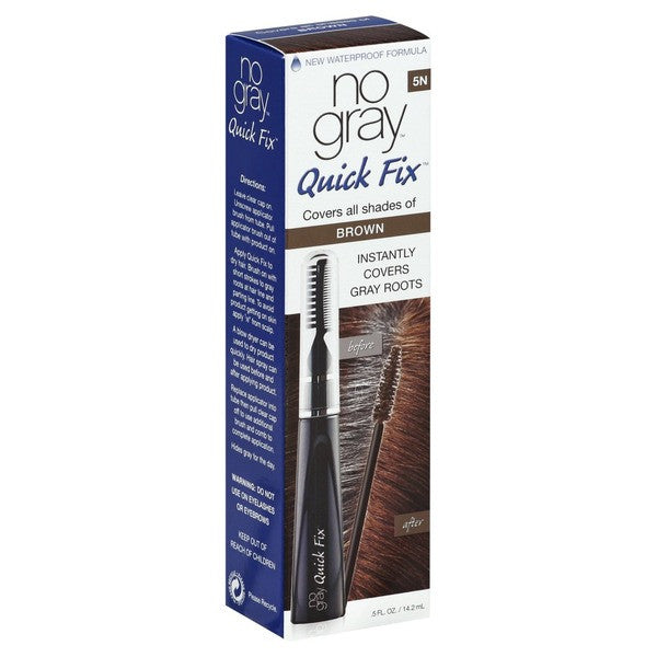No Gray Quick Fix for Covering Gray Roots | 5N Brown