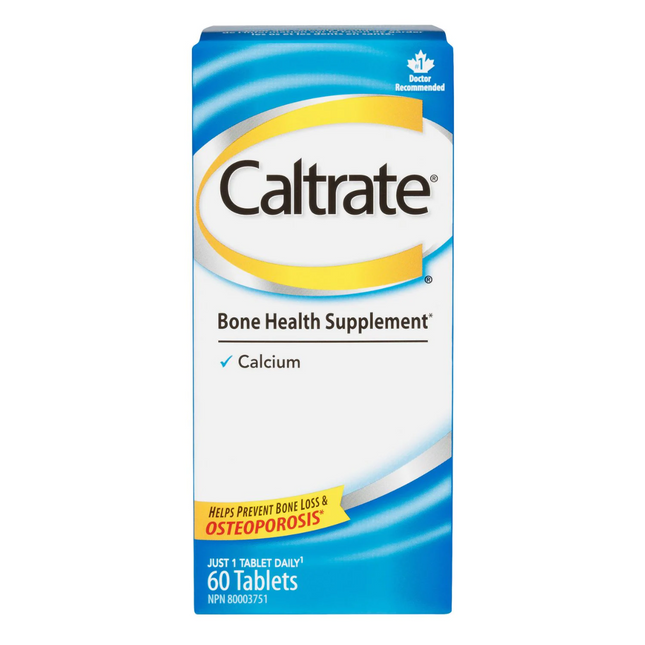 Caltrate - Bone Health Supplement - Calcium | 60 Tablets