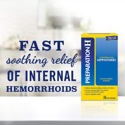 Preparation H - Multi-Symptom Relief Suppositories with Bio-Dyne