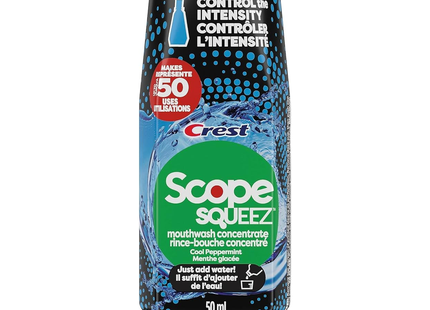 Crest - Concentré de rince-bouche Scope Squeez, menthe poivrée fraîche | 50 ml